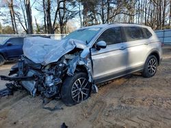 Salvage cars for sale at Austell, GA auction: 2021 Volkswagen Tiguan SE