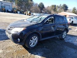 Salvage cars for sale at Mendon, MA auction: 2015 Toyota Rav4 Limited