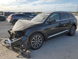 Salvage cars for sale at auction: 2017 Audi Q7 Premium Plus