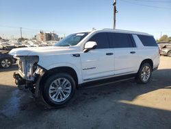 Salvage cars for sale at Los Angeles, CA auction: 2021 GMC Yukon XL C1500 SLT