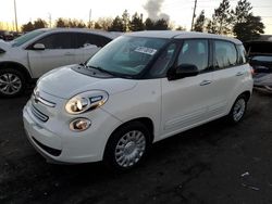 Salvage cars for sale at auction: 2014 Fiat 500L POP