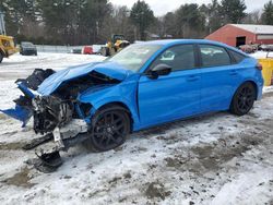 Salvage cars for sale at Mendon, MA auction: 2024 Honda Civic Sport