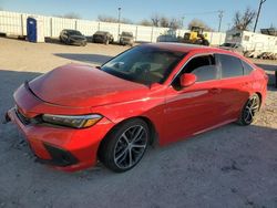 Salvage cars for sale at Oklahoma City, OK auction: 2024 Honda Civic Touring