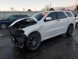 Salvage cars for sale at Littleton, CO auction: 2017 Dodge Durango R/T