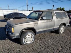 Salvage cars for sale at Colton, CA auction: 1986 Chevrolet Blazer S10