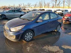 Salvage cars for sale at Bridgeton, MO auction: 2017 Hyundai Accent SE