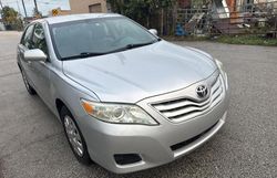 Salvage cars for sale from Copart West Palm Beach, FL: 2011 Toyota Camry Base