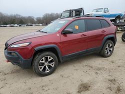 Salvage cars for sale at Conway, AR auction: 2015 Jeep Cherokee Trailhawk