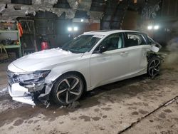 Salvage cars for sale at Albany, NY auction: 2022 Honda Accord Sport