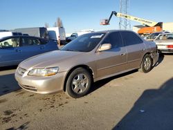 Salvage cars for sale at Hayward, CA auction: 2001 Honda Accord EX