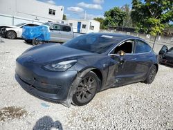 Salvage cars for sale at Opa Locka, FL auction: 2020 Tesla Model 3