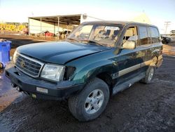 Salvage cars for sale at Brighton, CO auction: 1998 Toyota Land Cruiser