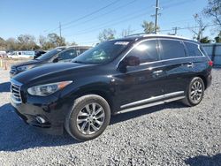 Salvage cars for sale at Riverview, FL auction: 2015 Infiniti QX60