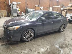 Salvage cars for sale from Copart Ebensburg, PA: 2013 Subaru Impreza Limited