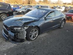 Salvage cars for sale at Madisonville, TN auction: 2014 Tesla Model S