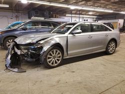 Salvage cars for sale at auction: 2016 Audi A6 Premium Plus