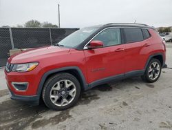 Jeep Compass Limited salvage cars for sale: 2019 Jeep Compass Limited