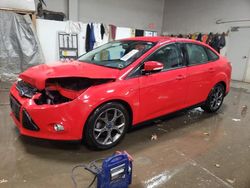 Salvage cars for sale at Elgin, IL auction: 2014 Ford Focus SE