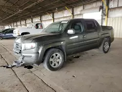 Salvage trucks for sale at Phoenix, AZ auction: 2007 Honda Ridgeline RTL