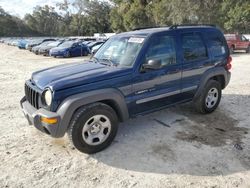 2002 Jeep Liberty Sport en venta en Ocala, FL