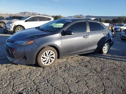 Salvage cars for sale at Las Vegas, NV auction: 2018 Toyota Corolla L