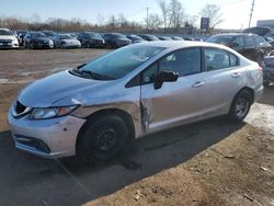 Salvage cars for sale at auction: 2015 Honda Civic LX