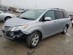 Toyota Sienna le salvage cars for sale: 2015 Toyota Sienna LE