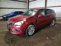 Salvage cars for sale from Copart Houston, TX: 2017 Buick Envision Preferred