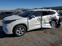 Toyota Highlander l salvage cars for sale: 2021 Toyota Highlander L