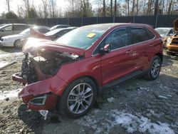 2017 Ford Edge Titanium en venta en Waldorf, MD