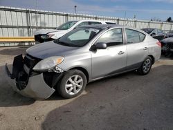 Salvage cars for sale from Copart Dyer, IN: 2012 Nissan Versa S