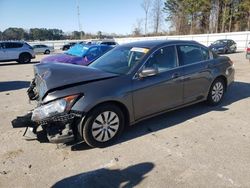 Salvage cars for sale at Dunn, NC auction: 2012 Honda Accord LX