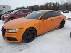 Salvage cars for sale at Cookstown, ON auction: 2013 Audi A7 Premium Plus