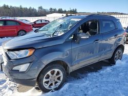 Salvage cars for sale at Windham, ME auction: 2020 Ford Ecosport SE