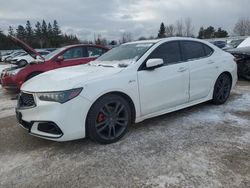 Salvage cars for sale at Bowmanville, ON auction: 2018 Acura TLX TECH/TECH R