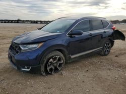 Salvage cars for sale at San Antonio, TX auction: 2017 Honda CR-V Touring