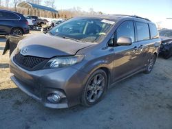 Toyota salvage cars for sale: 2011 Toyota Sienna Sport