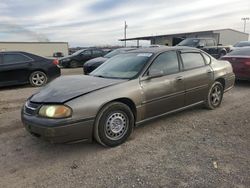 Salvage cars for sale from Copart Temple, TX: 2002 Chevrolet Impala