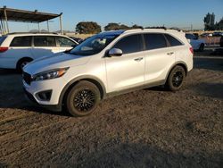 Salvage cars for sale at San Diego, CA auction: 2016 KIA Sorento LX