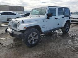 Salvage cars for sale at Kansas City, KS auction: 2017 Jeep Wrangler Unlimited Sahara