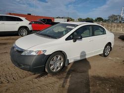 Salvage cars for sale at Homestead, FL auction: 2009 Honda Civic LX