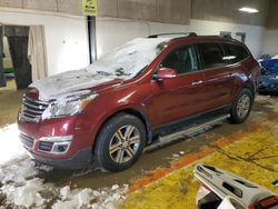 Salvage cars for sale at Indianapolis, IN auction: 2017 Chevrolet Traverse LT