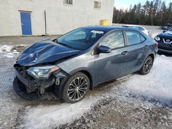 Salvage cars for sale at Cookstown, ON auction: 2015 Toyota Corolla L