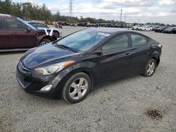 Salvage cars for sale at Riverview, FL auction: 2012 Hyundai Elantra GLS