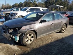 Salvage cars for sale at Savannah, GA auction: 2013 Chevrolet Malibu LS