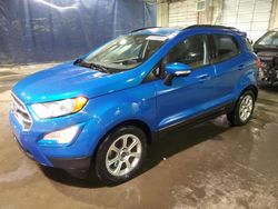 Salvage cars for sale at Woodhaven, MI auction: 2018 Ford Ecosport SE