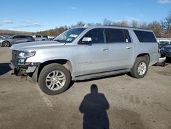 Salvage cars for sale at Brookhaven, NY auction: 2017 Chevrolet Suburban K1500 LT