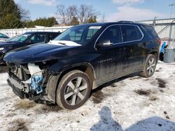 Salvage cars for sale at Finksburg, MD auction: 2018 Chevrolet Traverse LT