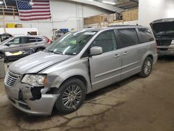 Salvage cars for sale at Ham Lake, MN auction: 2016 Chrysler Town & Country Touring L