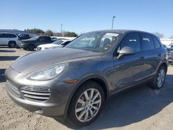 Salvage cars for sale at Sacramento, CA auction: 2011 Porsche Cayenne S Hybrid